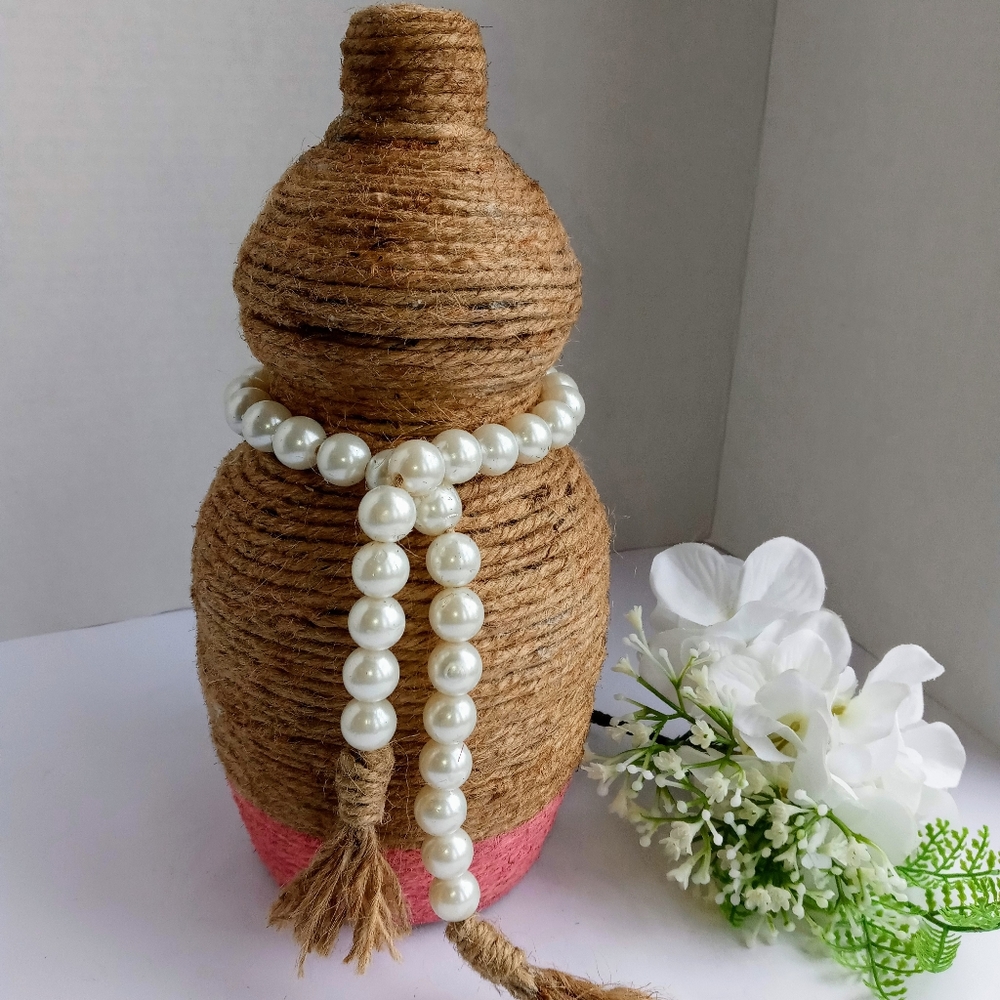 Rustic Ginger Jar Vase